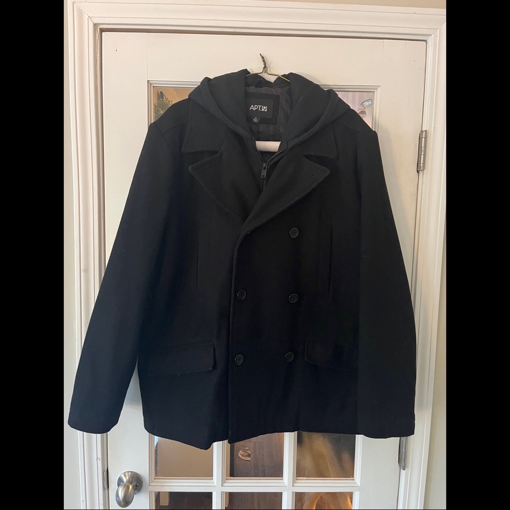 Apt. 9 Pea Coat with Detachable Hood